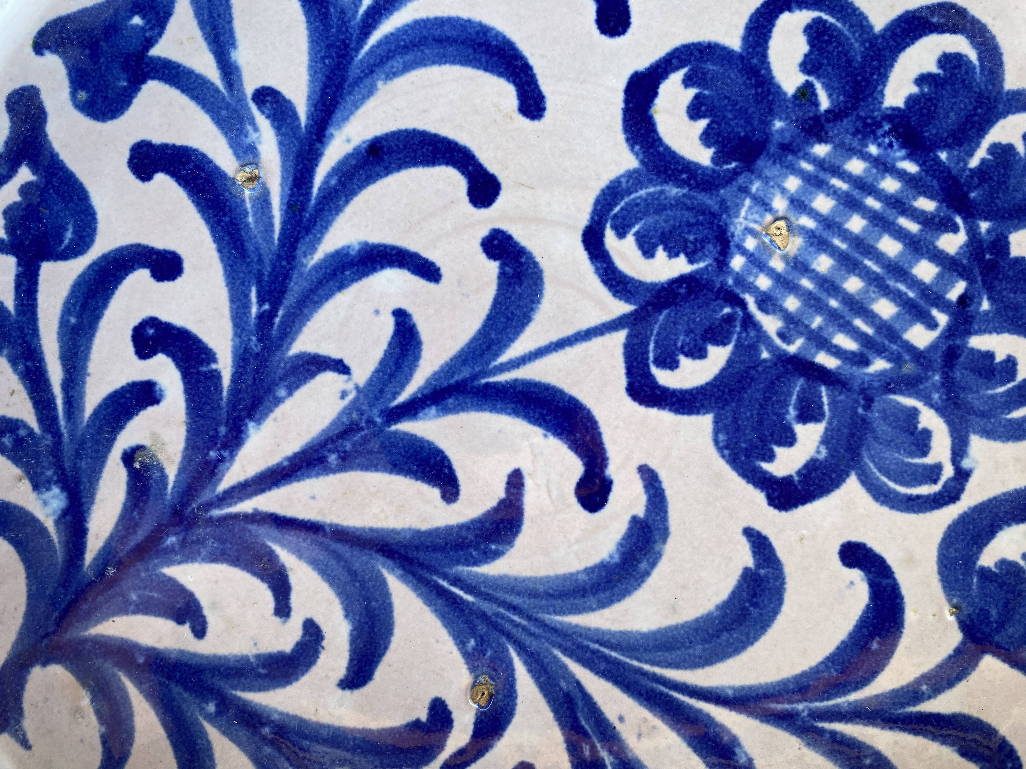 Large hollow ceramic dish from Spain