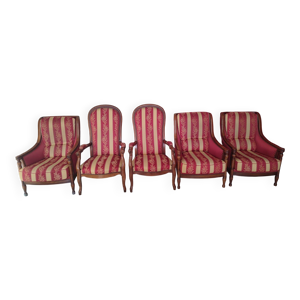 lot de 5 fauteuils (2