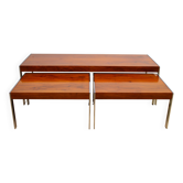 Un ensemble de tables de café gigognes vintage de milieu de siècle de Merrow Associates - If.