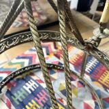 Brass chandelier from the early 20th century.