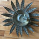 70s sun ceiling light