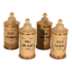 Porcelain medicine jars