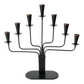 Chandelier with 7 branches by Gunnar Ander, Ystad-Metall