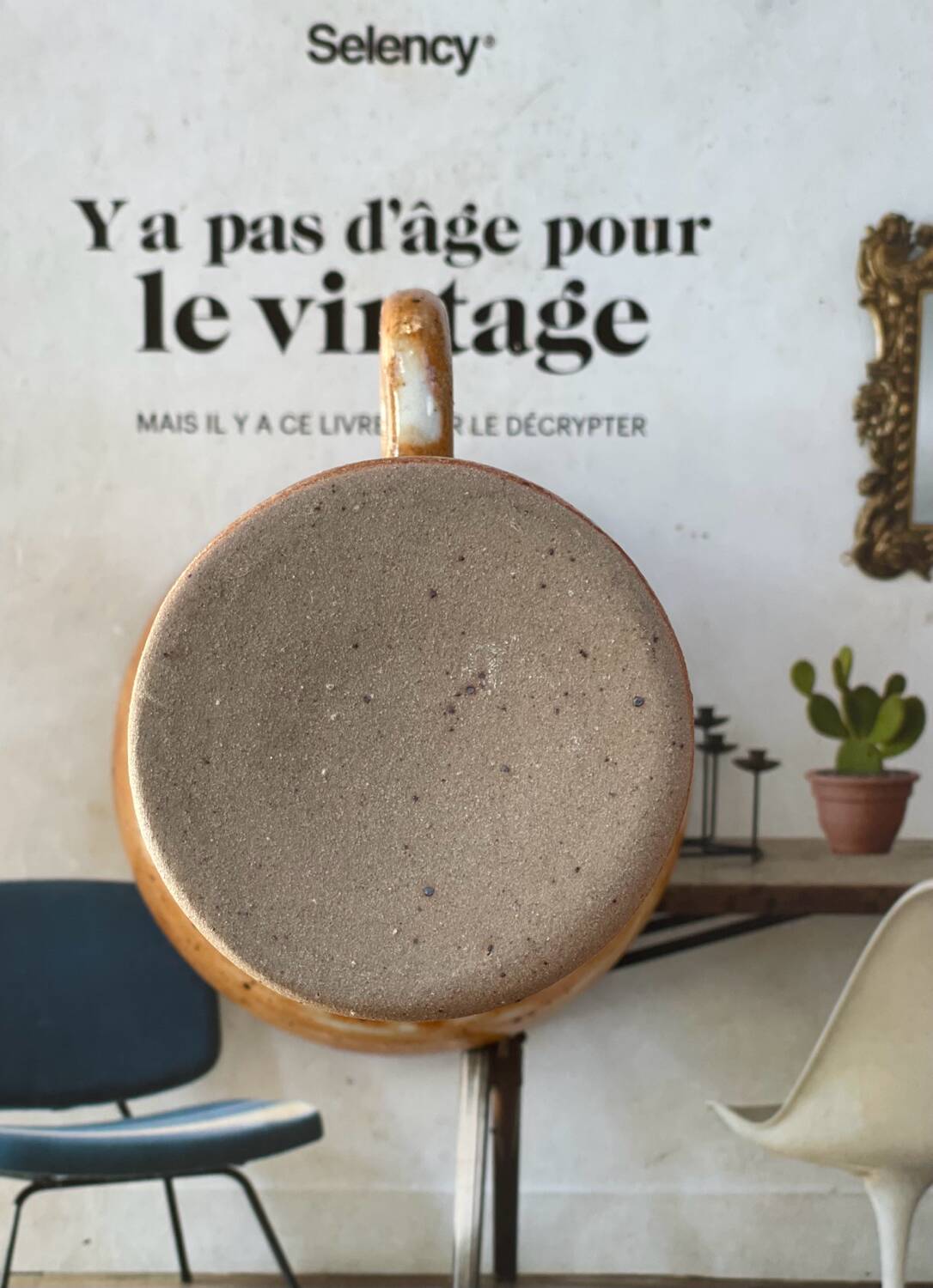 Bougeoir en grès