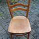 4 bistro chairs with screen-printed seats