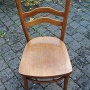 4 chaises bistro aux assises sérigraphiées
