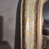 Mirror louis philippe 1900 original wood 60x45 mercury glass
