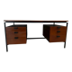 Office cm 172 Pierre Paulin in mahogany and metal circa 1960