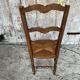 Nursing Chair Nursery Antique Turned Wood + Woven Straw Seat