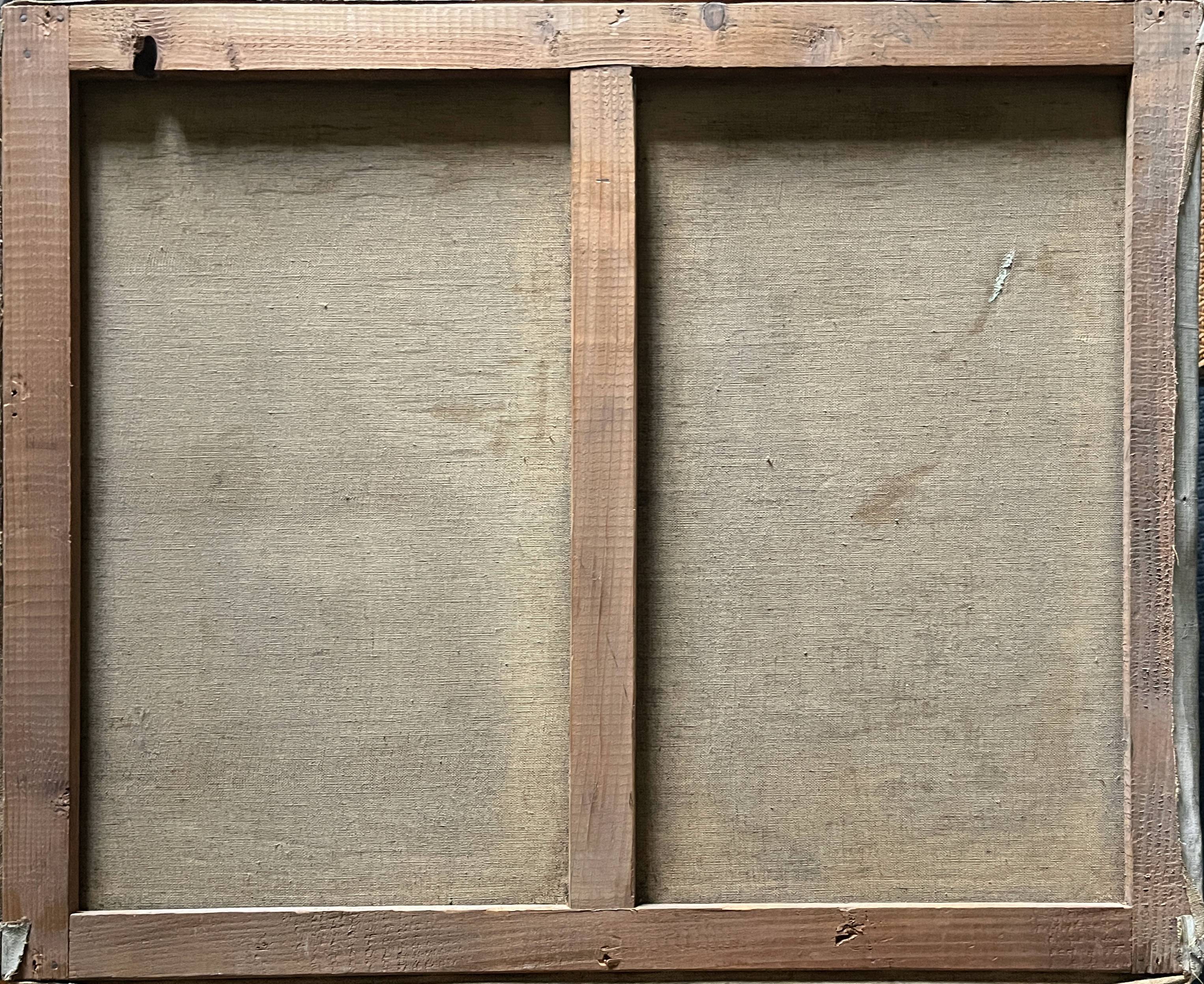 Old HST painting: "Animated pastoral landscape" signed Duperay filigreeantiqu