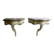 Pair of Venetian wall consoles, Italy, 20th century