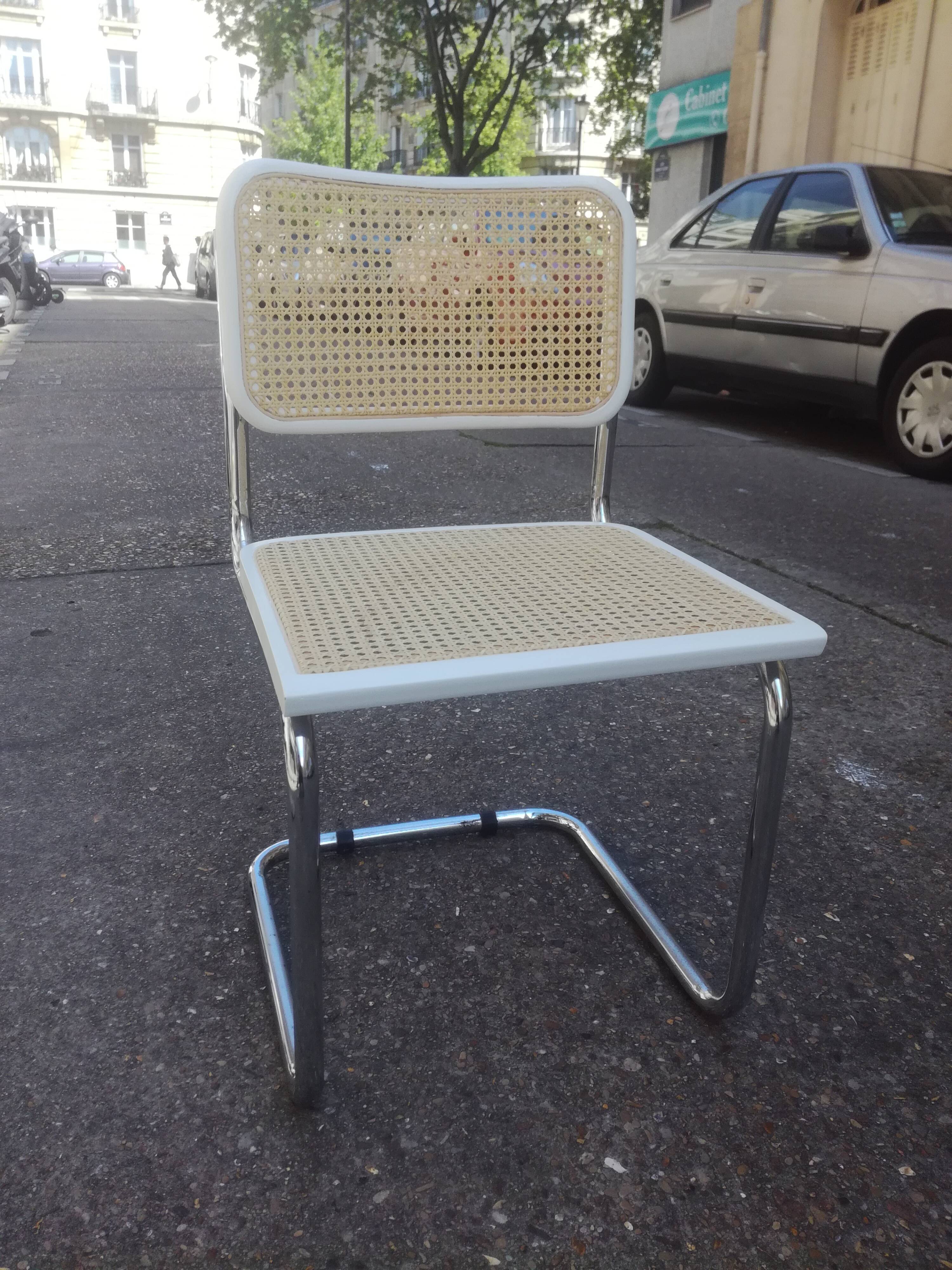 Cesca chair designed by Marcel Breuer