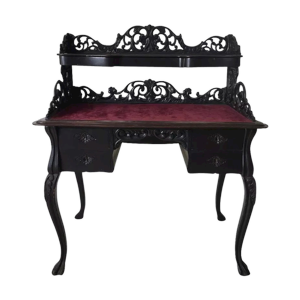bureau victorien noir