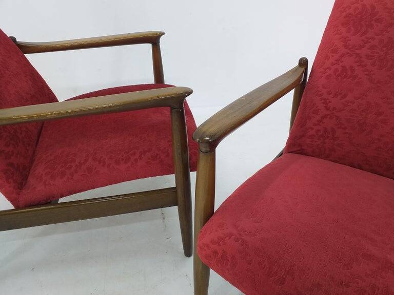 Pair of Midcentury Armchairs, Edmund Homa, 1960s
