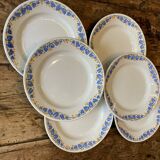 6 assiettes plates Colette HBCM