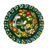 Vintage Alsatian salad with flowers and bird