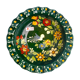 Saladier alsacien vintage aux fleurs et oiseau