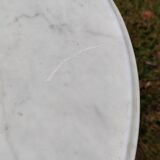 Red coffee table alabaster side table