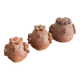 terracotta salt and pepper shaker birds