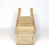 Rattan lounge chair