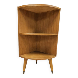 Vintage Scandinavian style corner cabinet from the 1960s
