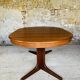 Extendable Scandinavian style dining table with double elongations by Maison Ducau, Circa 1970