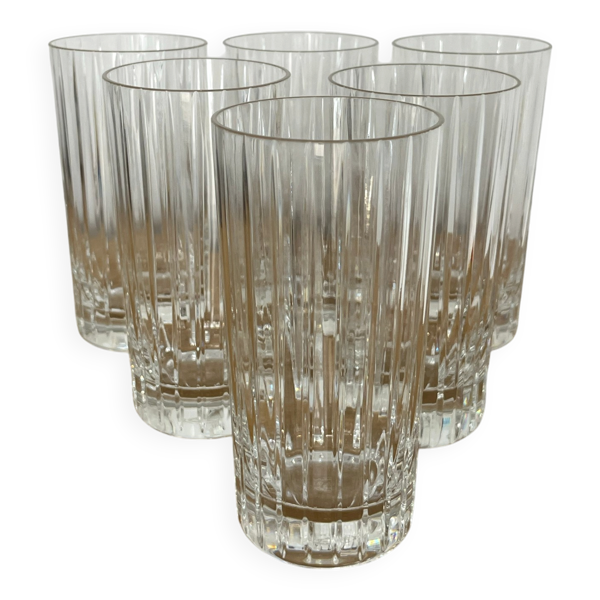 6 verres Baccarat «&nbsp;Harmonie&nbsp;»