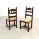 Ensemble de six chaises de salle à manger françaises