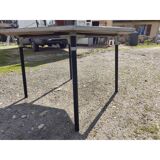 Vintage octagonal communal table