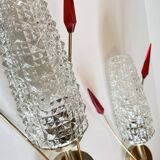 Pair of retro 60s wall lights