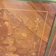 Napoleon III sideboard in floral marquetry and marble 19th century