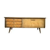 Enfilade meuble tv vintage pieds compas style scandinave