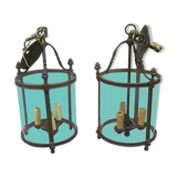 Pair of vestibule lanterns