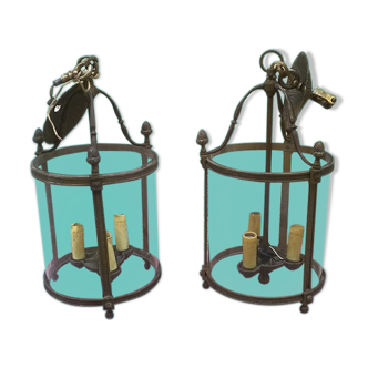 Pair of vestibule lanterns