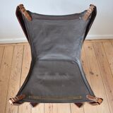 Mid-century low-back danish falcon chair, sigurd ressell 1970s