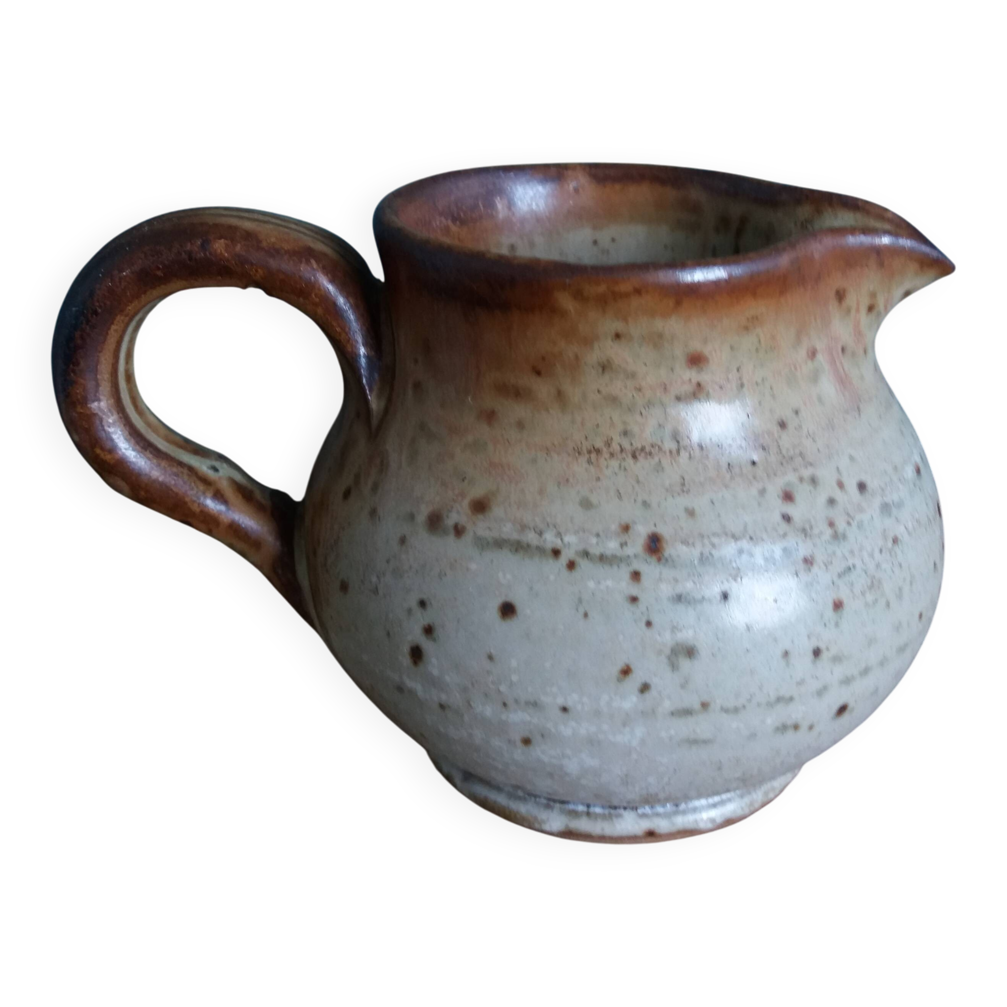 Pot à lait, pichet en grès de Puisaye, Jean-Pierre Prud’homme