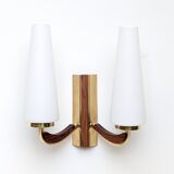 Brass wall light
