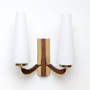 Brass wall light