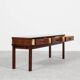Commode basse danoise en palissandre 3 tiroirs, années 1960