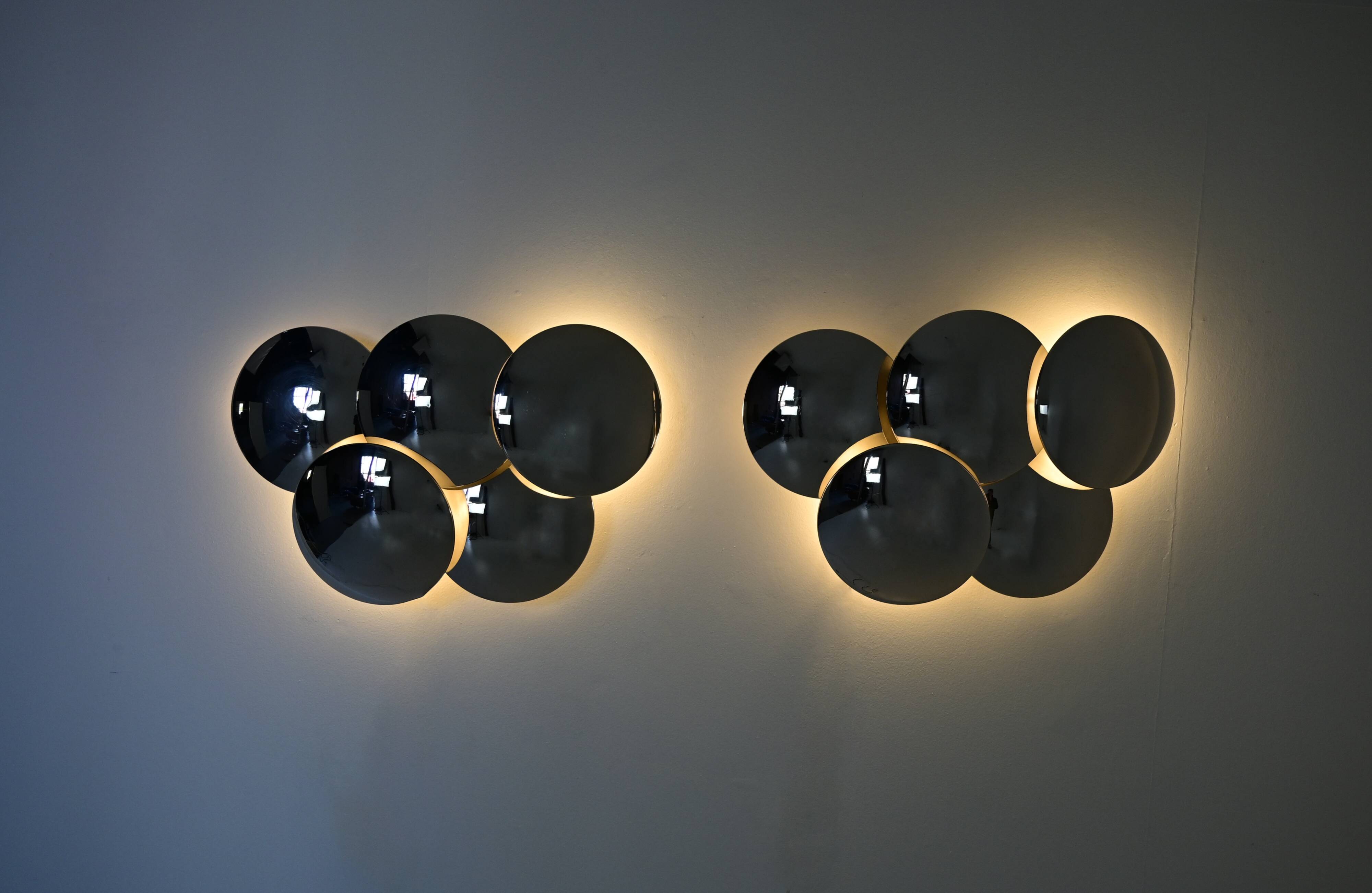 Pair of Wall Lights by Goffredo Reggiani for Reggiani, 1970s