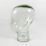 Head hat Marotte in thick glass