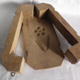 old wooden butter mold