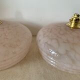 Pink Clichy glass pendant lamp