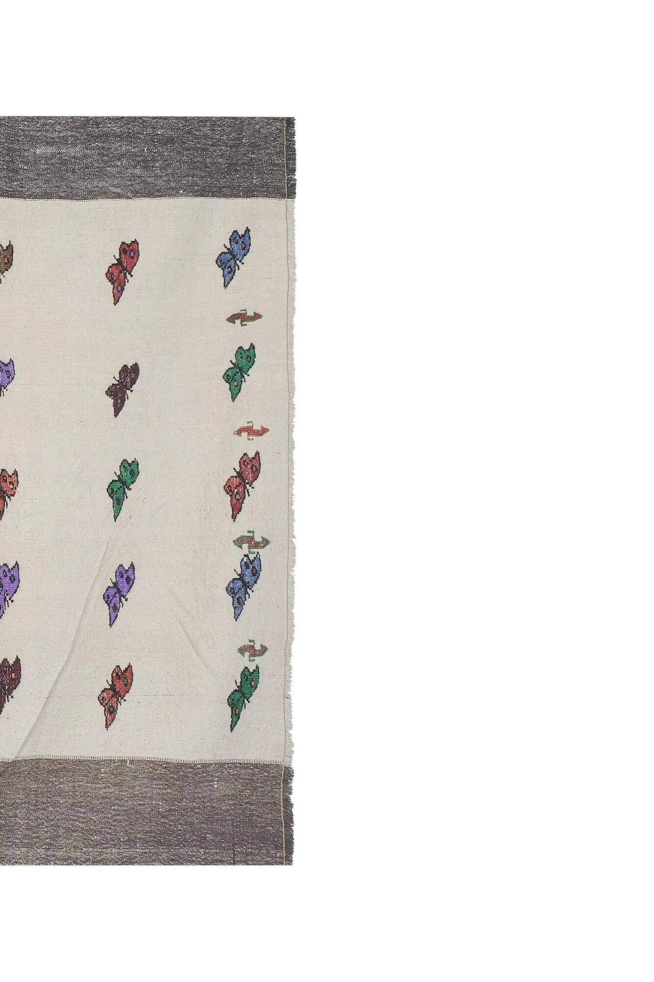 Vintage Turkish kilim handwoven 176x260 cm