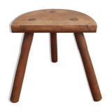 Tripod stool in light wood
