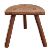 Tripod stool in light wood
