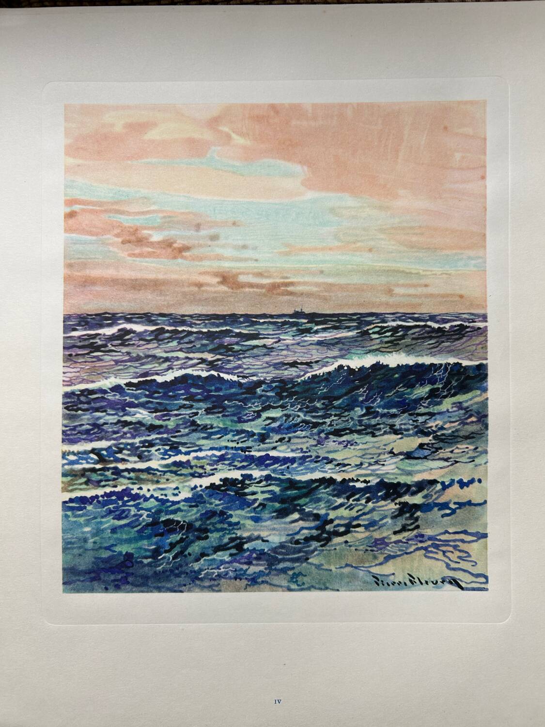 Eaux-fortes de Pierre Fleury « visages de la mer »