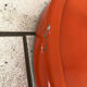 Lampadaire orange de gura leuchten 1960