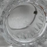 Diamond-cut crystal ice bucket