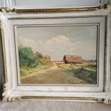 Painting - countryside landscape - mid-XX th century